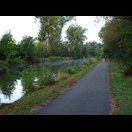 Der Radweg am Rhein-Rhône-Kanal